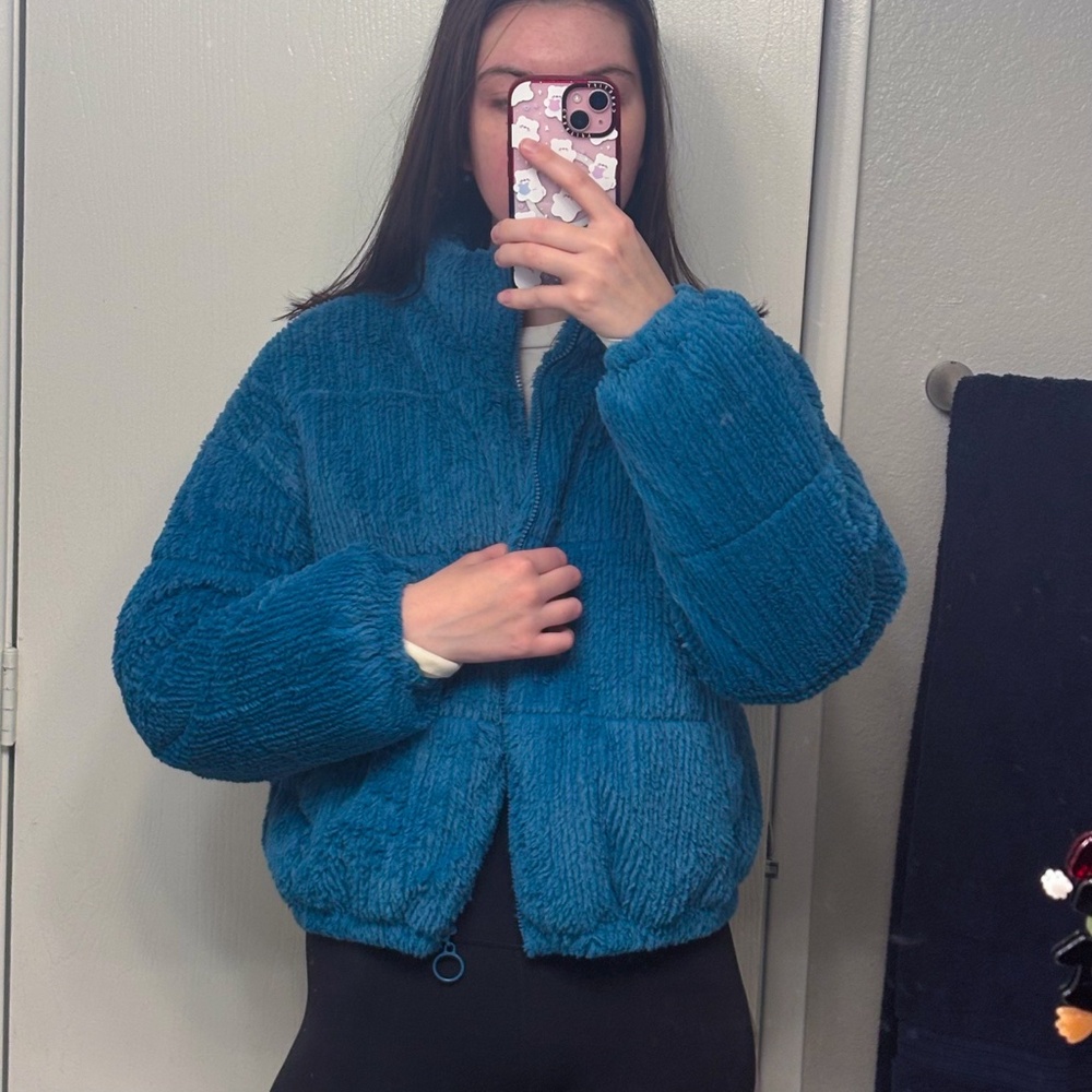 Fuzzy Puffer Jacket - Picture 5 of 5